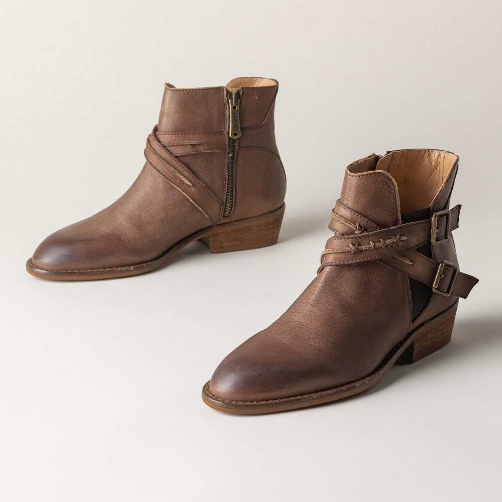 Sundance Brown Ankle Boots